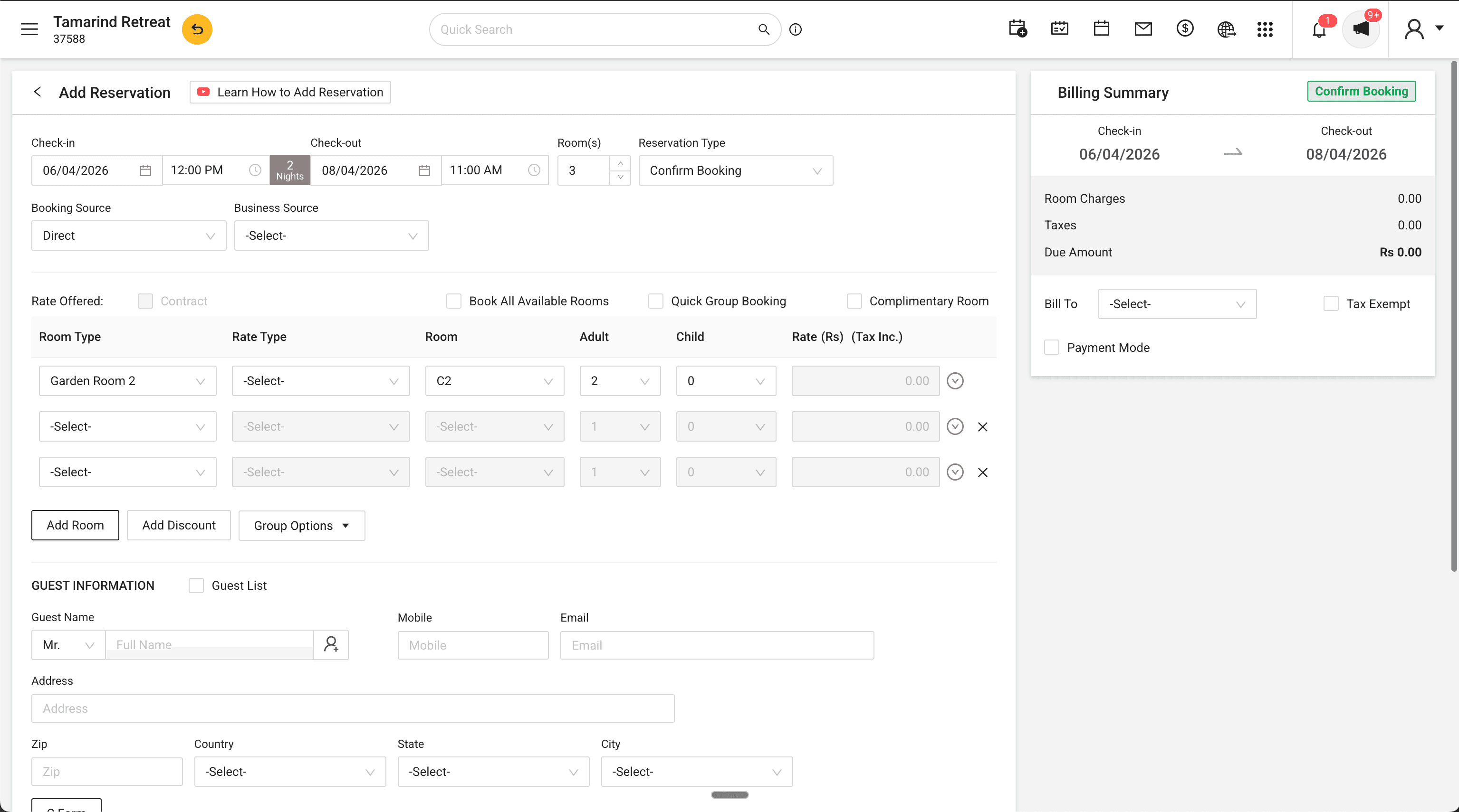 Resort PMS before AI workflow
