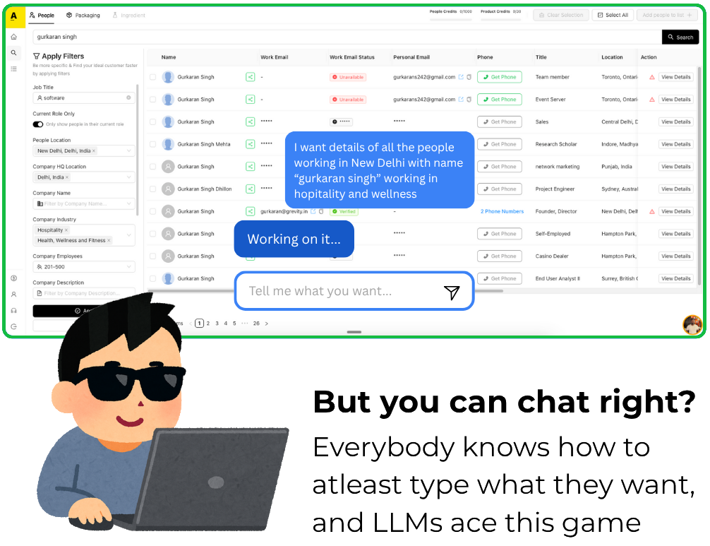 After: AI-powered simple interface